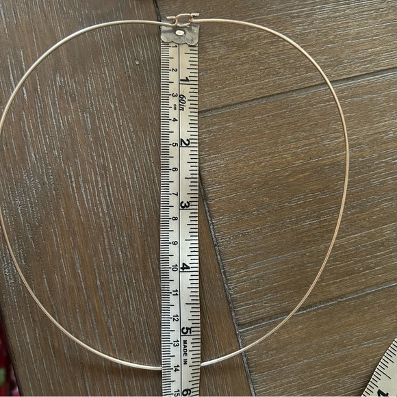 .925 Silver Neck Wire Choker - Picture 5 of 7
